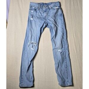 Levis 512 Men's Jeans Blue Size 30x32 Slim Fit Tapered Leg‎ Stretch Denim